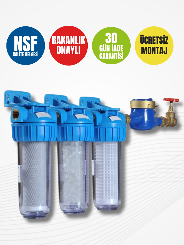 Daire Girişi Su Saati Filtre Sistemleri